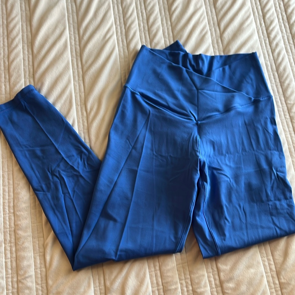 Electric Blue Aerie Crossover Leggings
